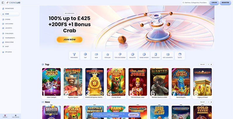 Guida a casinolab bonus